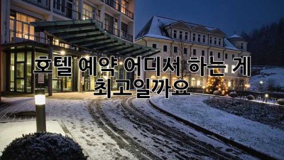 호텔 예약, 어디서 하는 게 최고일까요?
